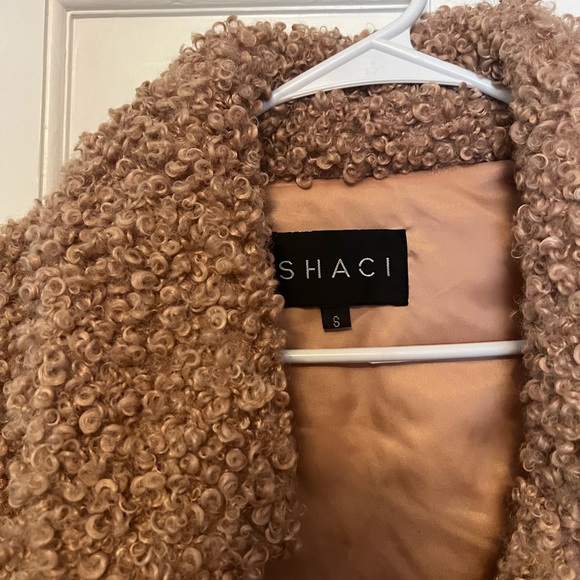 SHACI Faux Fur Oversized Teddy Jacket - Picture 9 of 9
